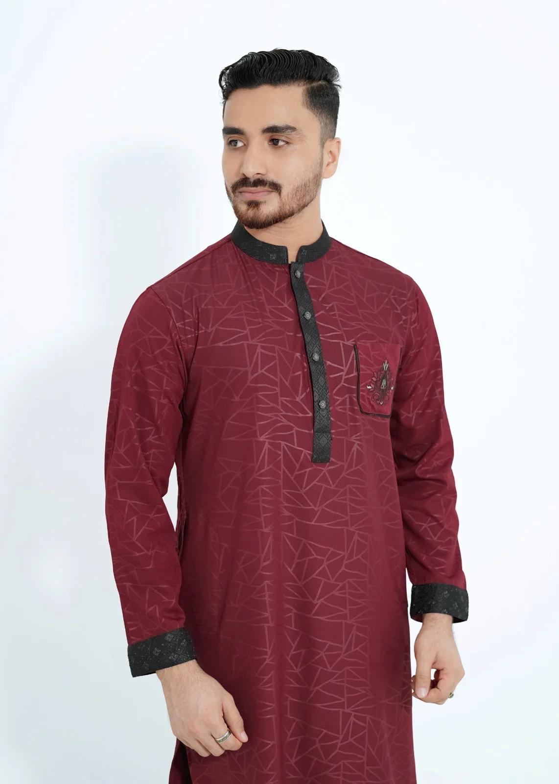 meroon Ambus Cotton Meroon Panjab - Image 1